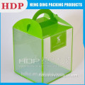 customized clear plastic square packaging box